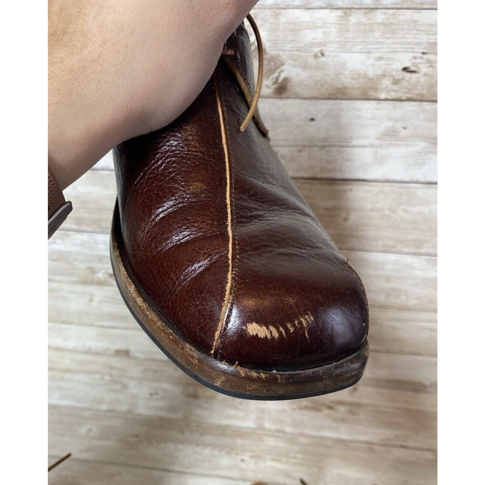 Cydwoq Shoes Womens 40EU / 10US Brown Leather Handmade USA Architectural Vintage - Picture 16 of 16